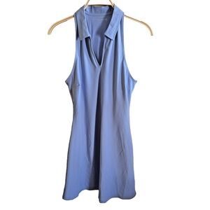 Abercrombie and Fitch Blue Collared Tank Active Dress Medium Tall NWOT Active